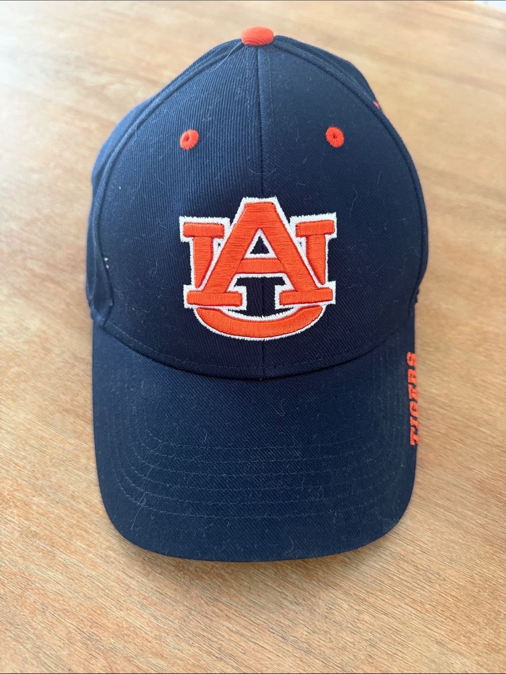 Auburn Tigers NCAA Baseball Cap Hat Navy Blue Orange AU Logo